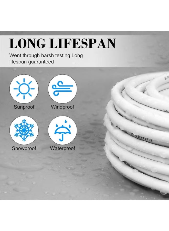 فكسر كابل كهرباء فيكسر مرن PVC ثلاثي النواة – مقاس 1.5 مم² و 2.5 مم²، طول 5 متر، موصلات نحاسية عالية الجودة للاستخدام الداخلي - Image 5